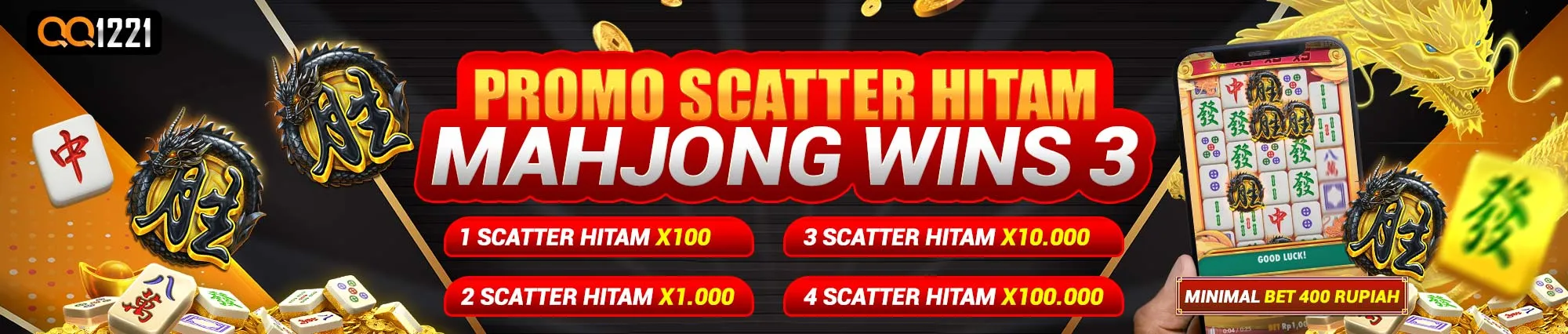 QQ1221 -- Promo Scatter Hitam Mahjong Ways 3